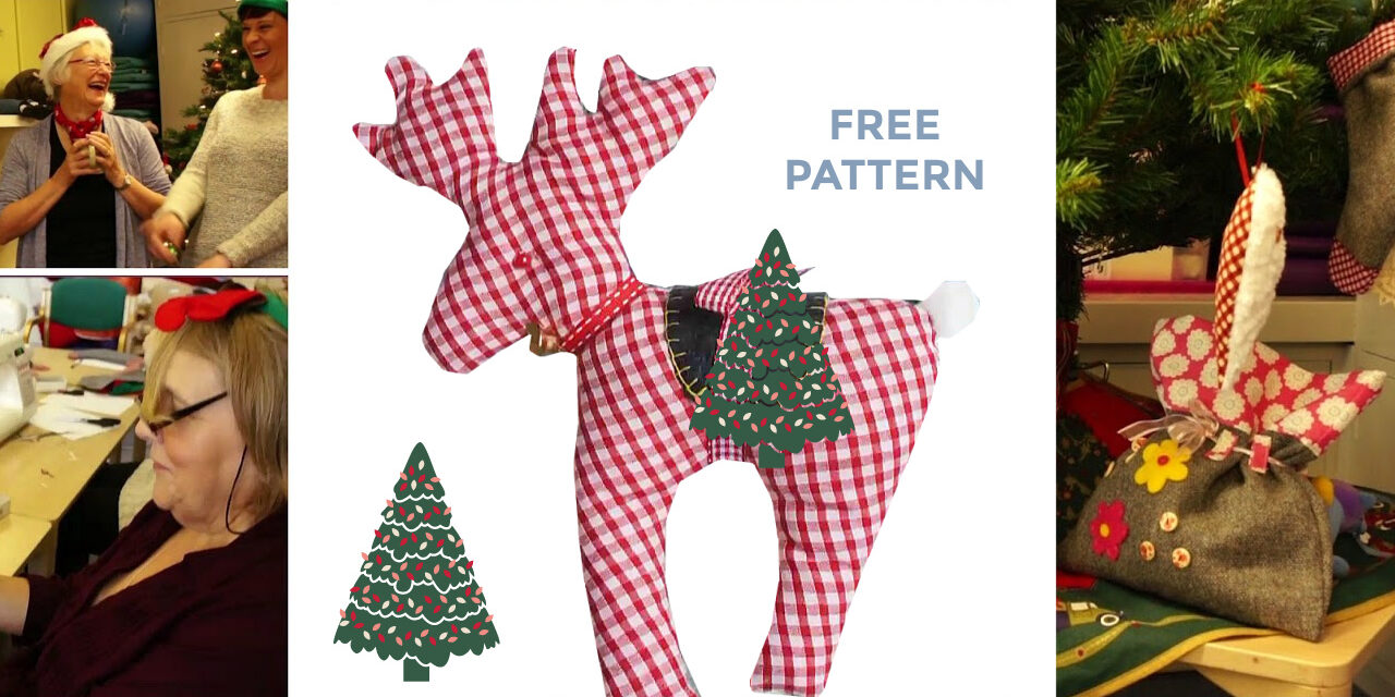 Handmade Christmas: Free Reindeer Sewing Pattern