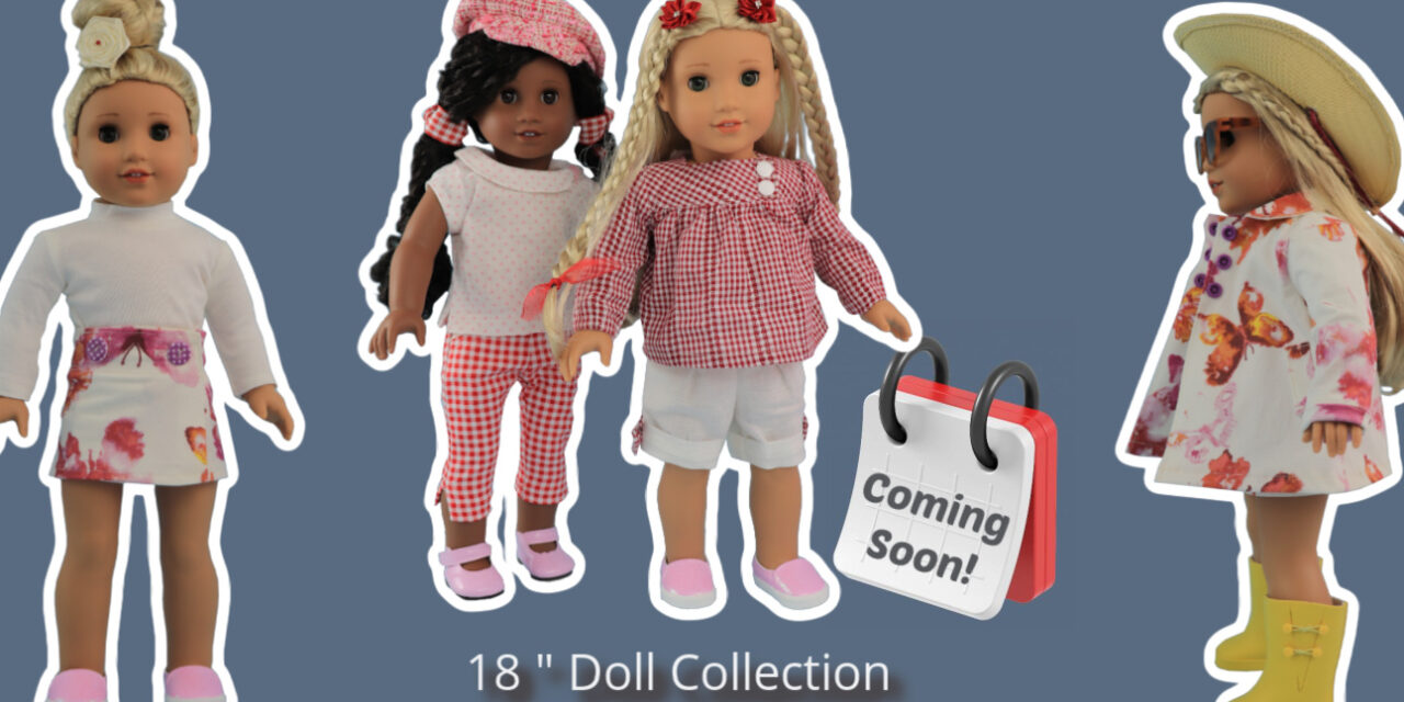18 inch doll patterns – new at frocks & Frolics