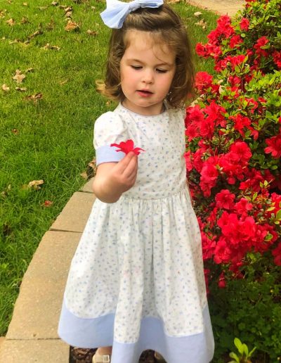 Flower Girl Dress, Sewing Pattern, Frocks and Frolics, how to sew a dress