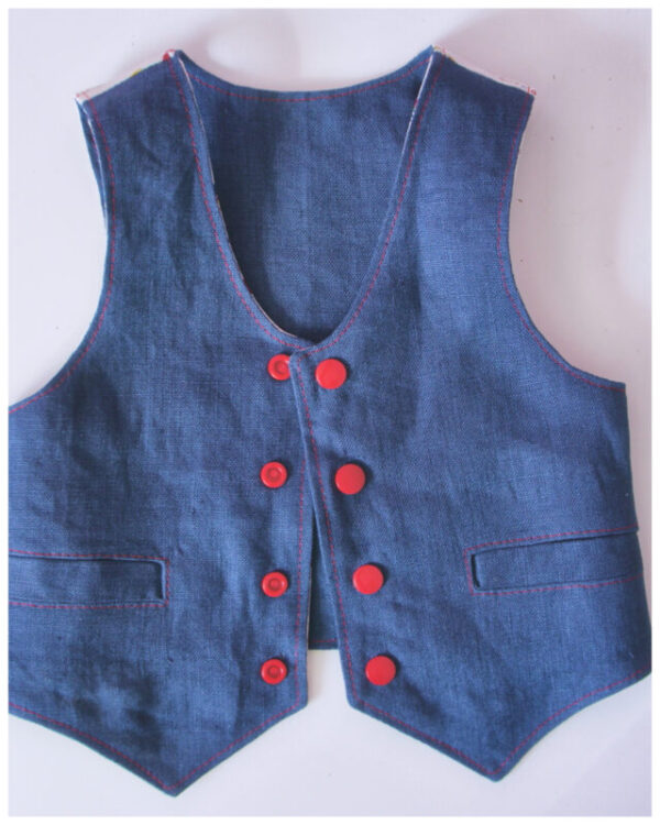 Brooklyn waistcoat pdf pattern | sewing pattern | sewing course