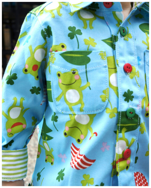 Boys Cool Shirt pdf | sewing pattern | Frocks and Frolics
