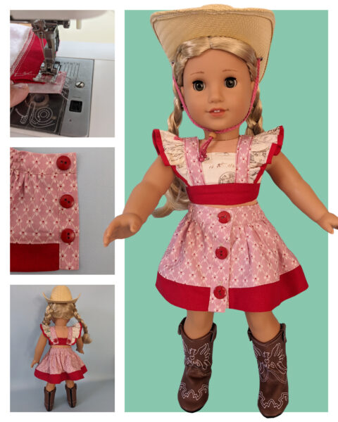 Frocks and Frolics - Betsy & Tilly Crop Top and Betsy Dolls Skirt Sewing Pattern Bundle